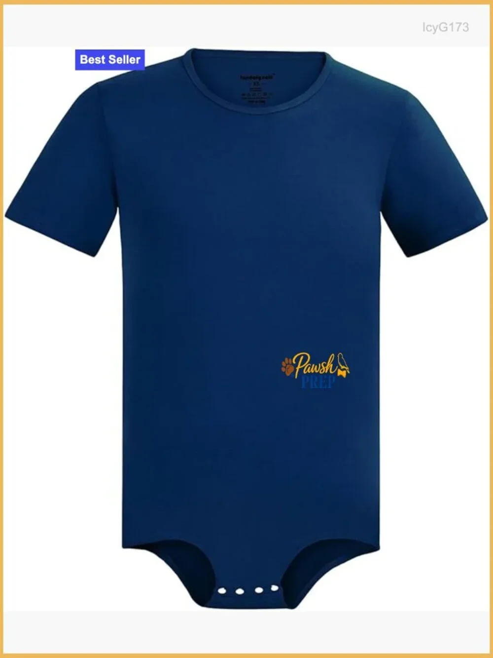Men's Short Sleeve Romper Pajama Bodysuit, Cotton Spandex, Snap Button Crotch
